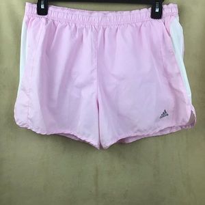 Adidas pink running shorts size L-3